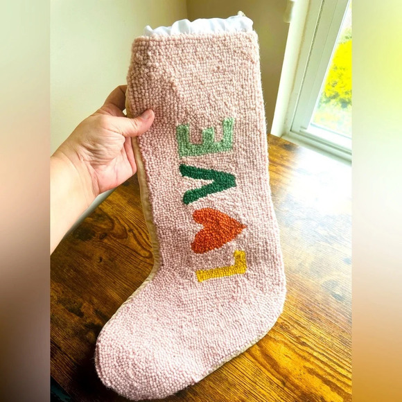 Christmas Stocking - LOVE - NWT - Picture 1 of 4